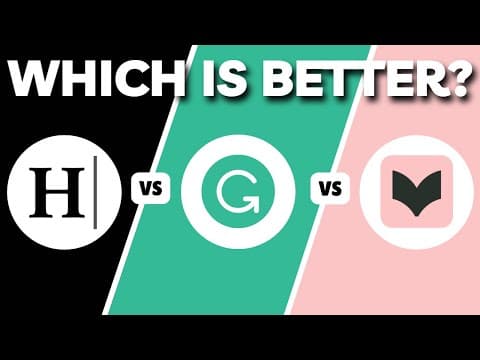 Hemingway App Vs Grammarly Vs Prowritingaid | Which Writing Software Is Better in 2025?