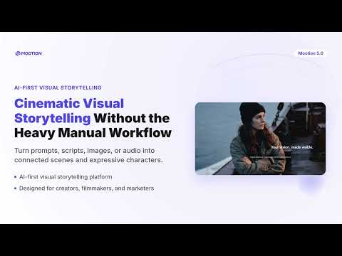 AI Video Generator for Cinematic Storytelling from Scripts, Images & Audio | Mootion