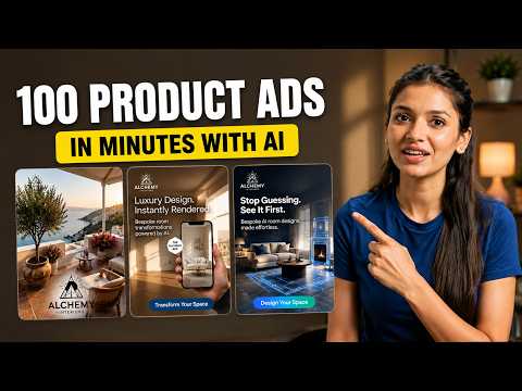 I Made 100 Product Ads in Minutes Using AI (Full Test)