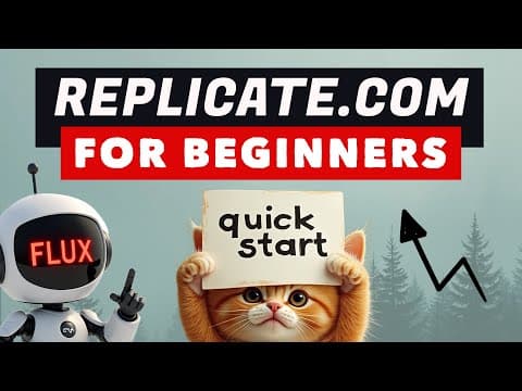 Replicate.com EASY AI Setup for Beginners  (updated)