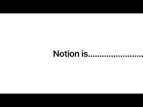 What is Notion?