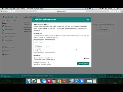 Labeled Printouts (Beta)