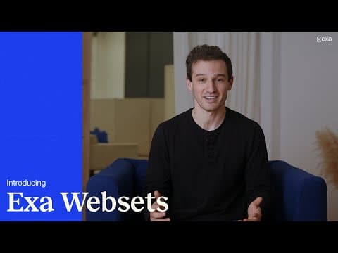 Introducing Exa Websets - A breakthrough toward perfect search