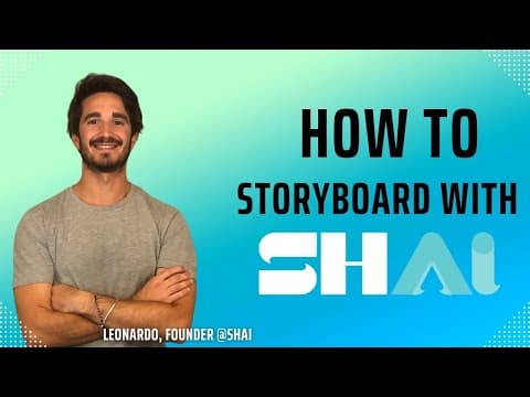Script to Storyboard with AI Tutorial - Shai