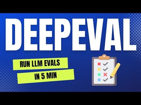How to Setup DeepEval for Fast, Easy, and Powerful LLM Evaluations