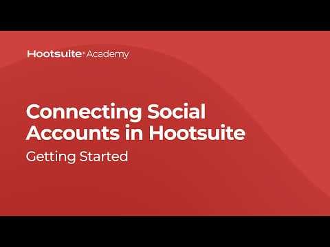 How to Add Social Accounts to Hootsuite