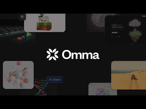 Introducing Omma - 3D, Apps, and Websites  - By Spline
