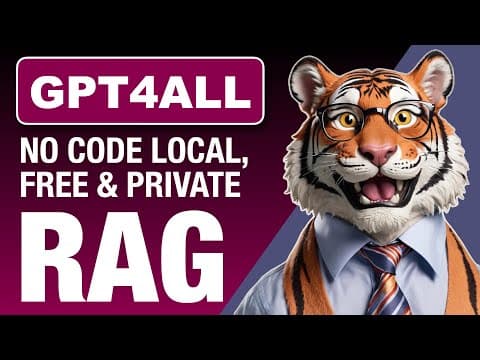 GPT4ALL Tutorial: Create a Local RAG with No Coding
