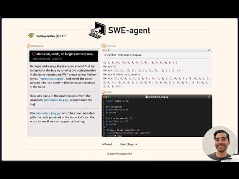 A First Look at SWE-agent