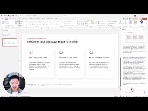 Plus AI Tutorial | How to use Plus AI in PowerPoint