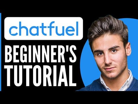How to Use Chatfuel Chatbot in 2026 | Chatfuel Tutorial for Beginners