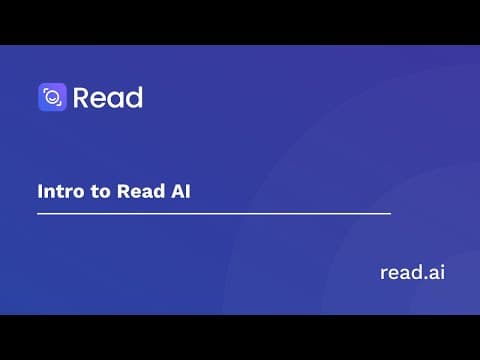 Introduction to Read