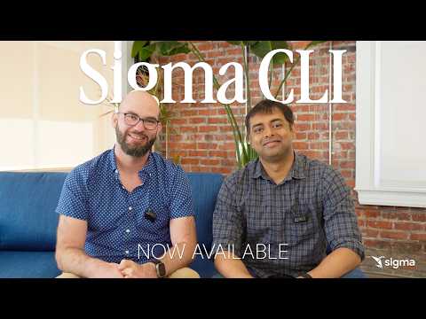 How to manage Sigma from your terminal or coding agent | Sigma CLI (demo)