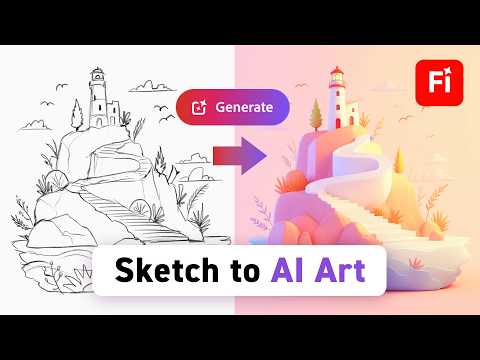 From Sketch to AI Art: My Workflow With Adobe Firefly's Image Generator