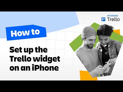 How to set up the Trello widget on an iPhone