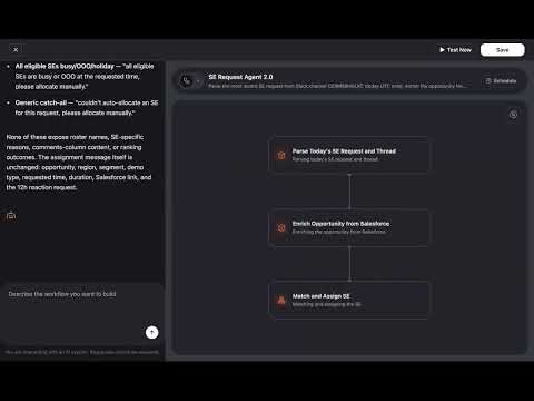 [AgentSpot Showcase Series] Solutions Engineering Allocation Workflow