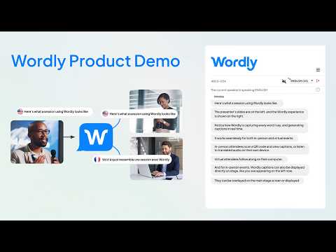 Wordly Product Demo: Live AI Translation and Captions