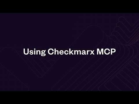 Using Checkmarx MCP