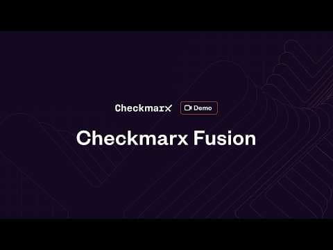 Checkmarx Fusion demo
