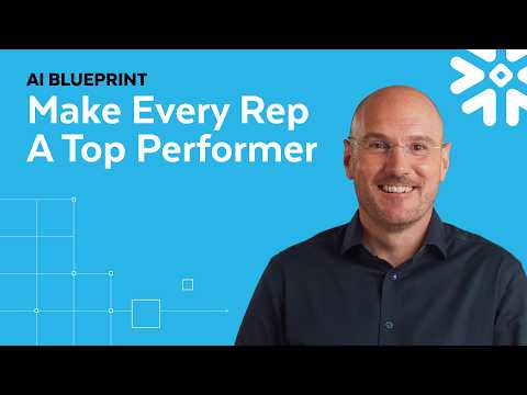 How Snowflake's VP of Sales Gives Every Rep Top-Performer Context | AI Blueprint for Go-To-Market