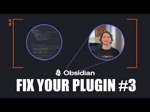 Critique your plugin #3 — Obsidian October 2024