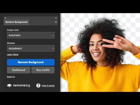 Remove background plugin for Photoshop | remove.bg