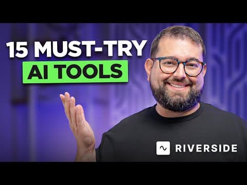 These 15 AI Tools Will Cut Your Editing Time in Half
