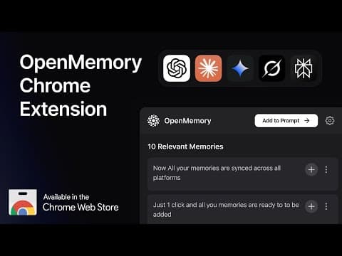 Introducing OpenMemory Chrome Extension
