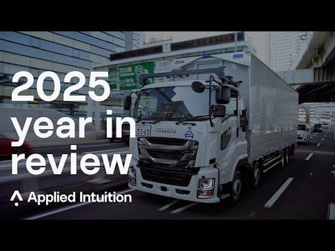 Inside 2025: Applied Intuition’s Year of Building Physical AI