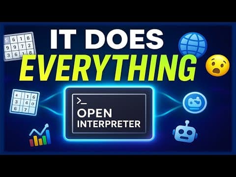 The most powerful AI assistant you can install today OPEN INTERPRETER (and it’s free)