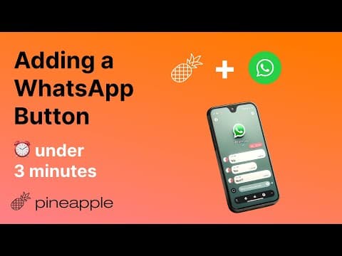 How to add WhatsApp button on website?