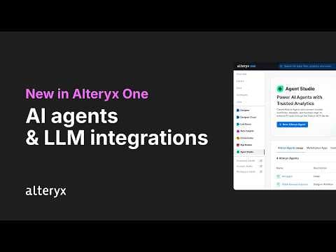Alteryx 2026 Summer Release: AI with ROI