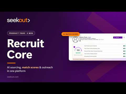 SeekOut Recruit Core: From Job Description to Outreach in Minutes