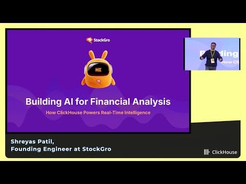 Building AI for Financial Analysis: How ClickHouse Powers Real-Time Intelligence