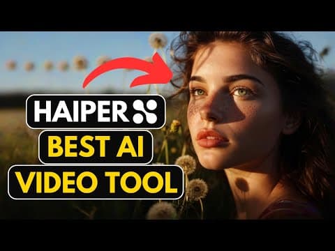 Create AMAZING AI Videos For Free | Haiper AI Tutorial