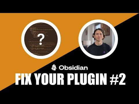 Critique your plugin #2 — Obsidian October 2024