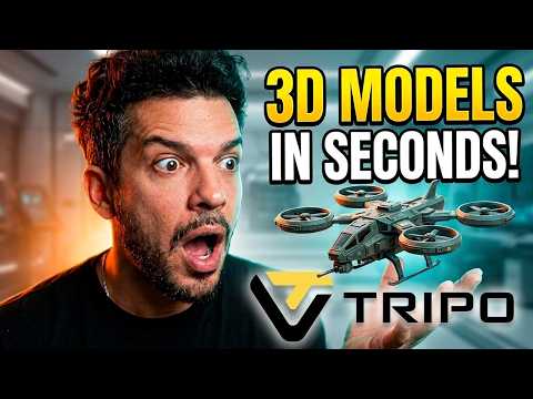 I Made 3D Models With AI in SECONDS! (Tripo AI)
