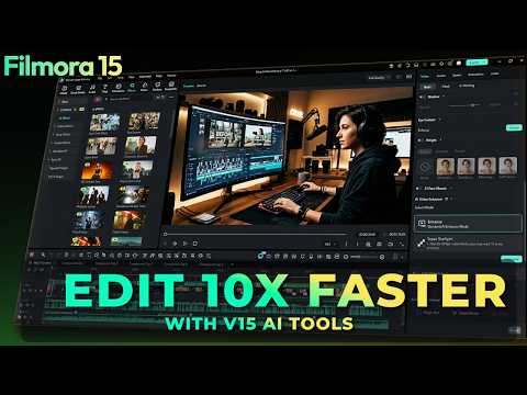 Filmora 15 AI Tools That Save HOURS of Editing