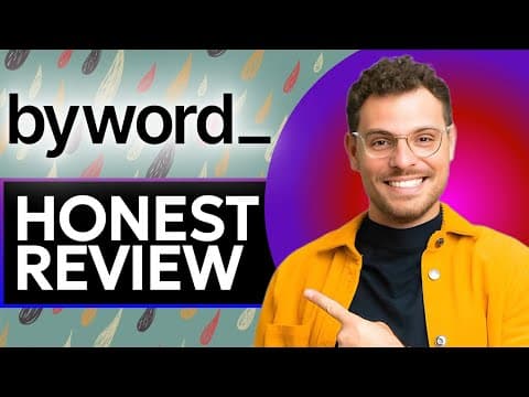 Byword AI Text Honest Review - Watch Before Using