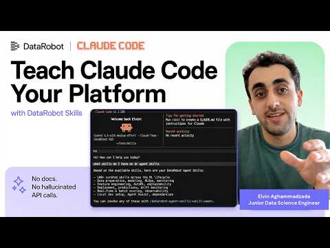Skills as SDKs: Teaching Claude Code to Build on DataRobot