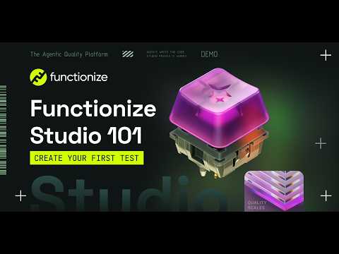 Functionize Studio 101: Create Your First Test from a Simple Prompt