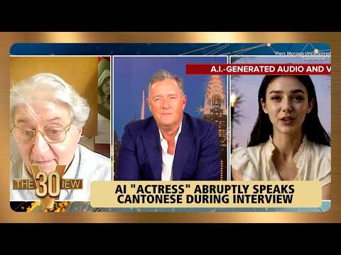 AI "Actress" Abruptly Speaks Cantonese During Interview | The View