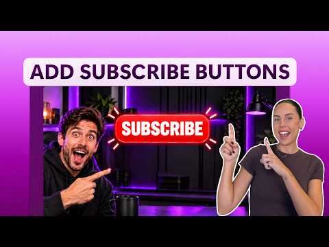 How to add a subscribe button to a YouTube outro