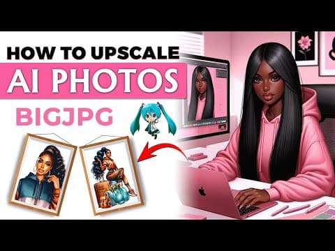 How to Upscale AI Photos to make Ready To Upload