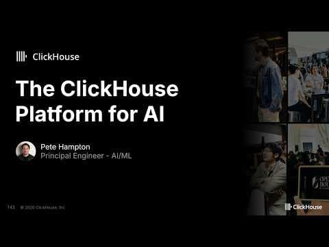 The ClickHouse Platform for AI: Build and run agents on your data
