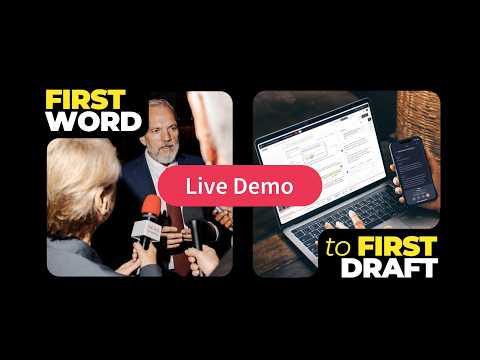 First Word to First Draft – Live Demo