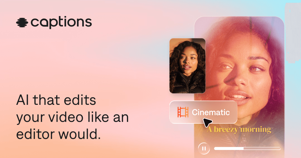 Captions logo